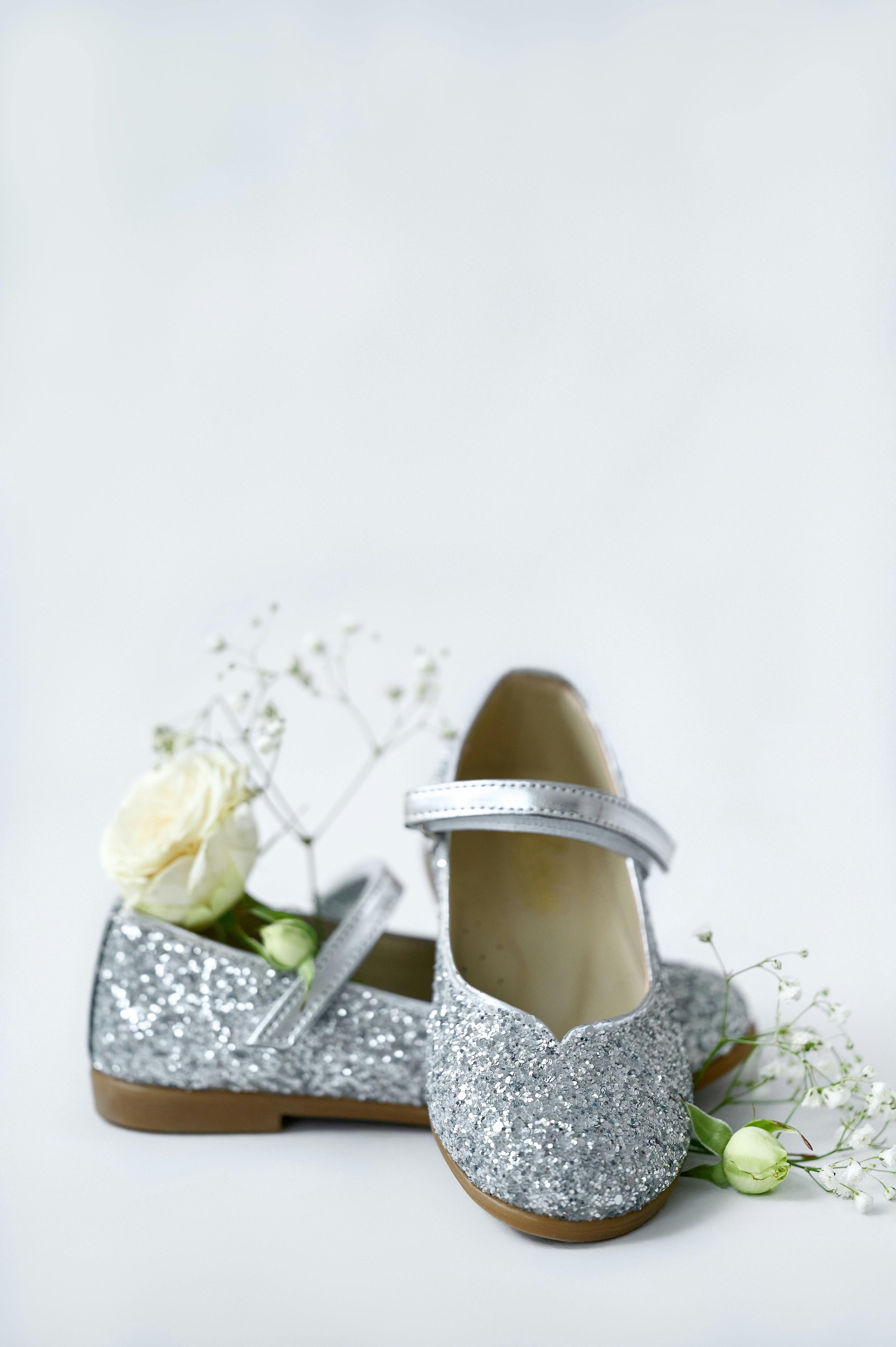 Shiny Silver Shoes