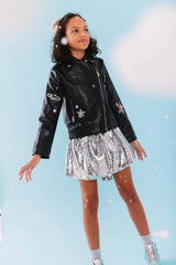 Whatever Beaded Leather Jacket