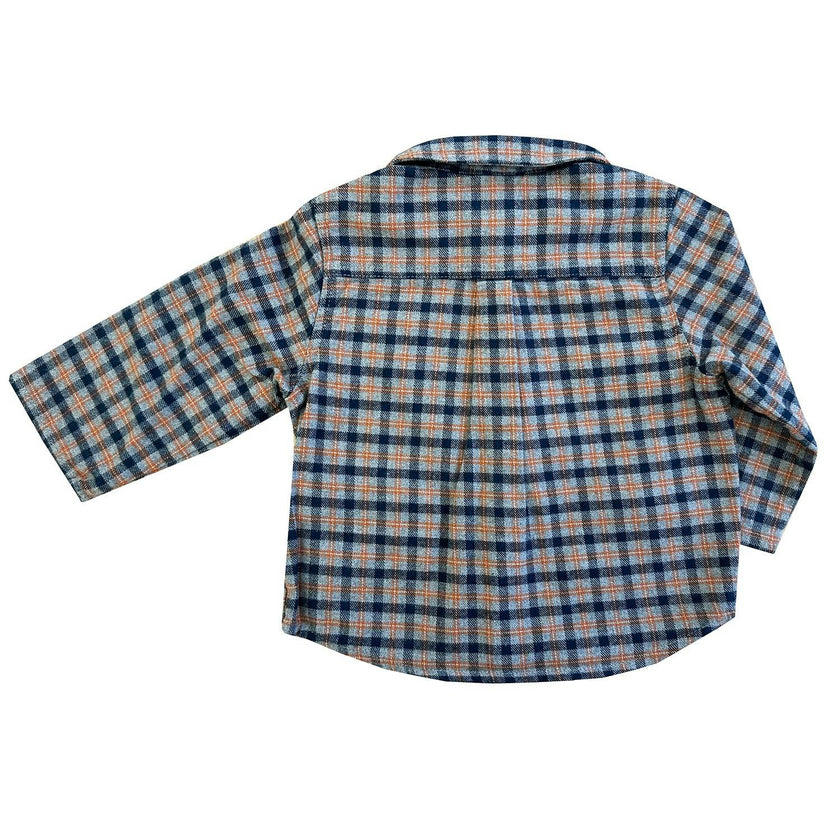 BONTON Soft Plaid Pan Baby Shirt