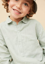 Linen Cotton Kaftan Shirt