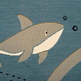 Flat Woven Graphic Print Rectangular Play Rug