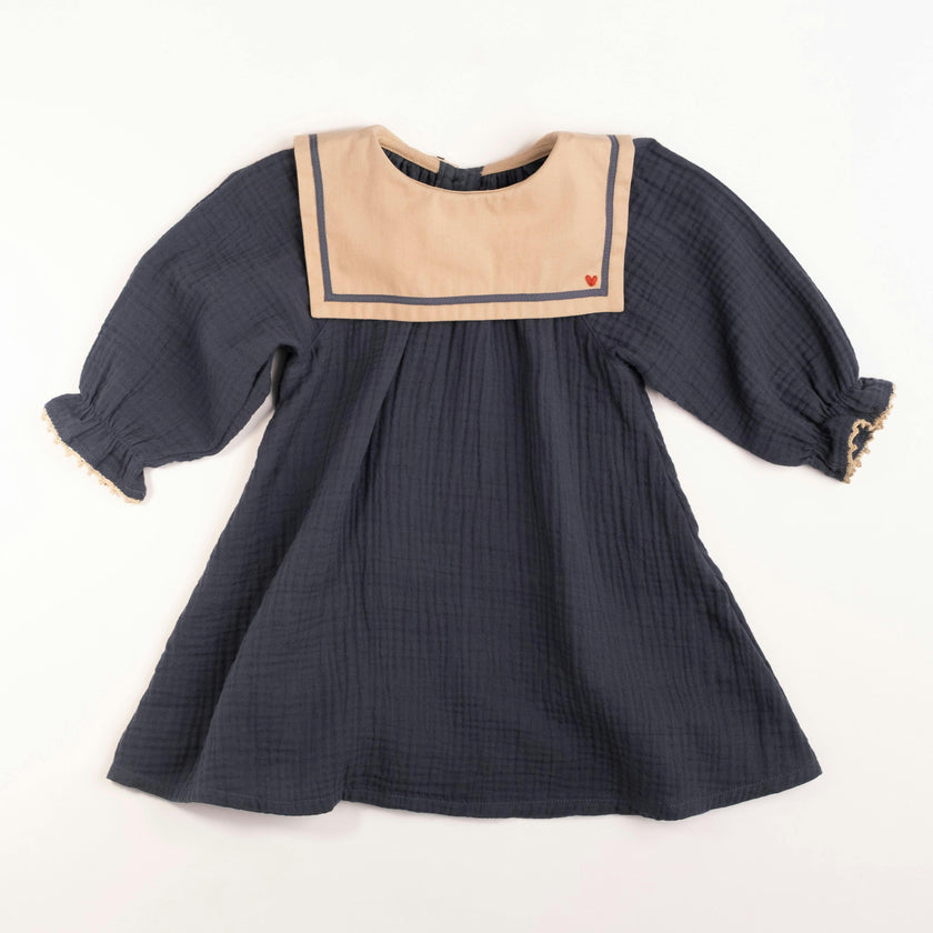 Mariner Belle Dress in Navy