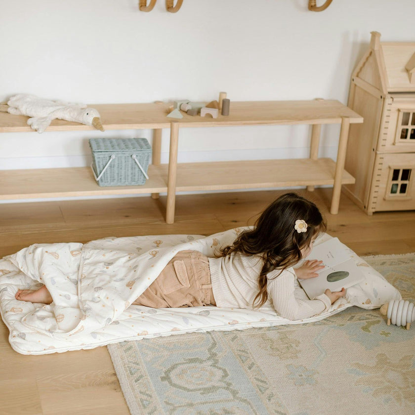 Organic Toddler Nap Roll-N-Rest Mat Set