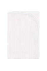 Pink Classic Stripes Receiving Blanket