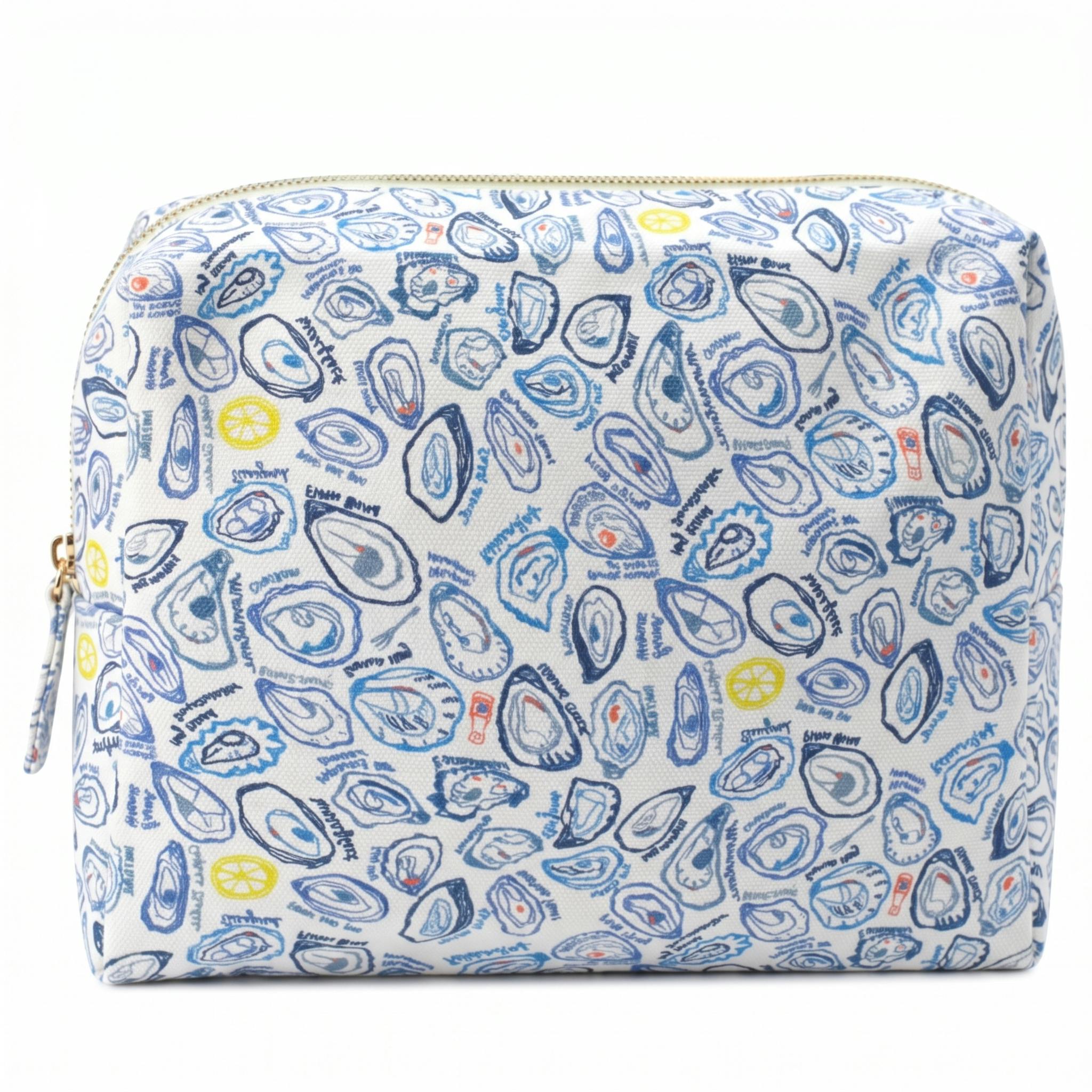Oysters Large Travel Pouch
