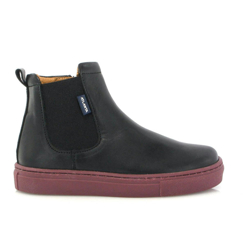 Sneaker Boots, Smooth Black