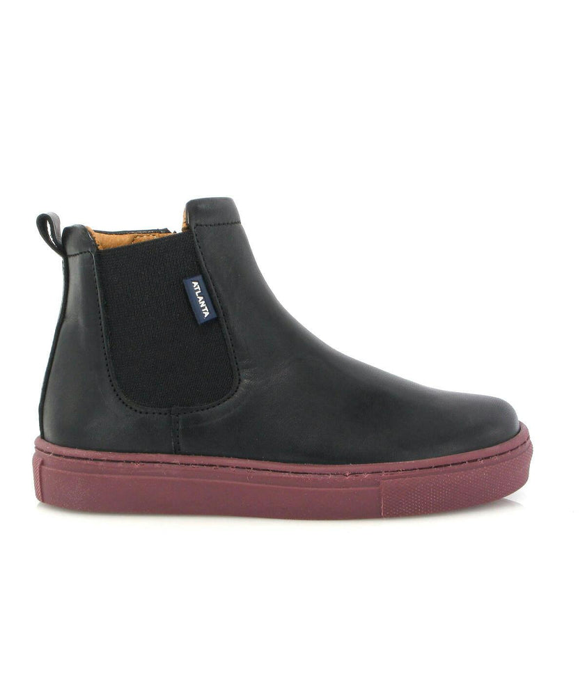 Sneaker Boots, Smooth Black