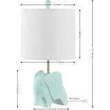 Koda Eclectic Southwestern Resin/Iron Elephant LED Kids Table Lamp