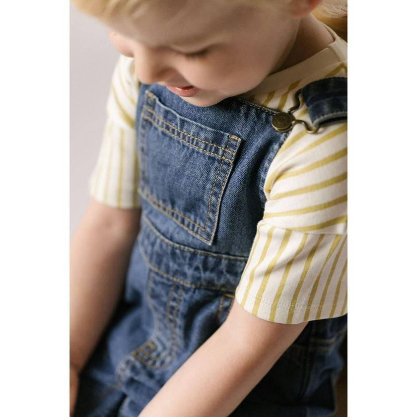 Dropped Shoulder T-Shirt, Yellow