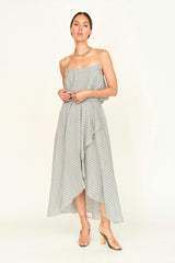 Singapore Skirt in Dune Stripe