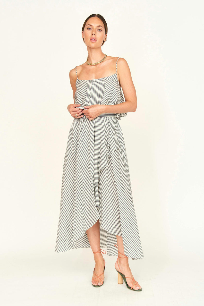 Singapore Skirt in Dune Stripe