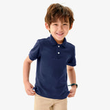 Kids short sleeve pique polo