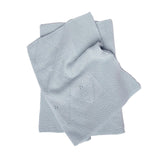 Classic Knit Receiving Blanket, Blue