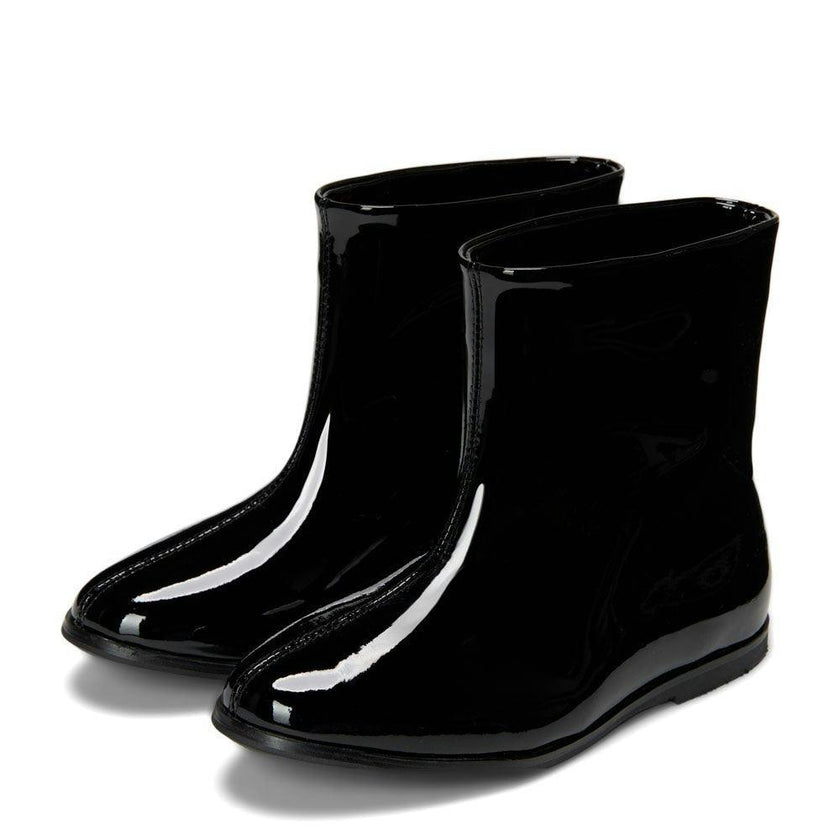 Lila Patent Leather Straight Boots