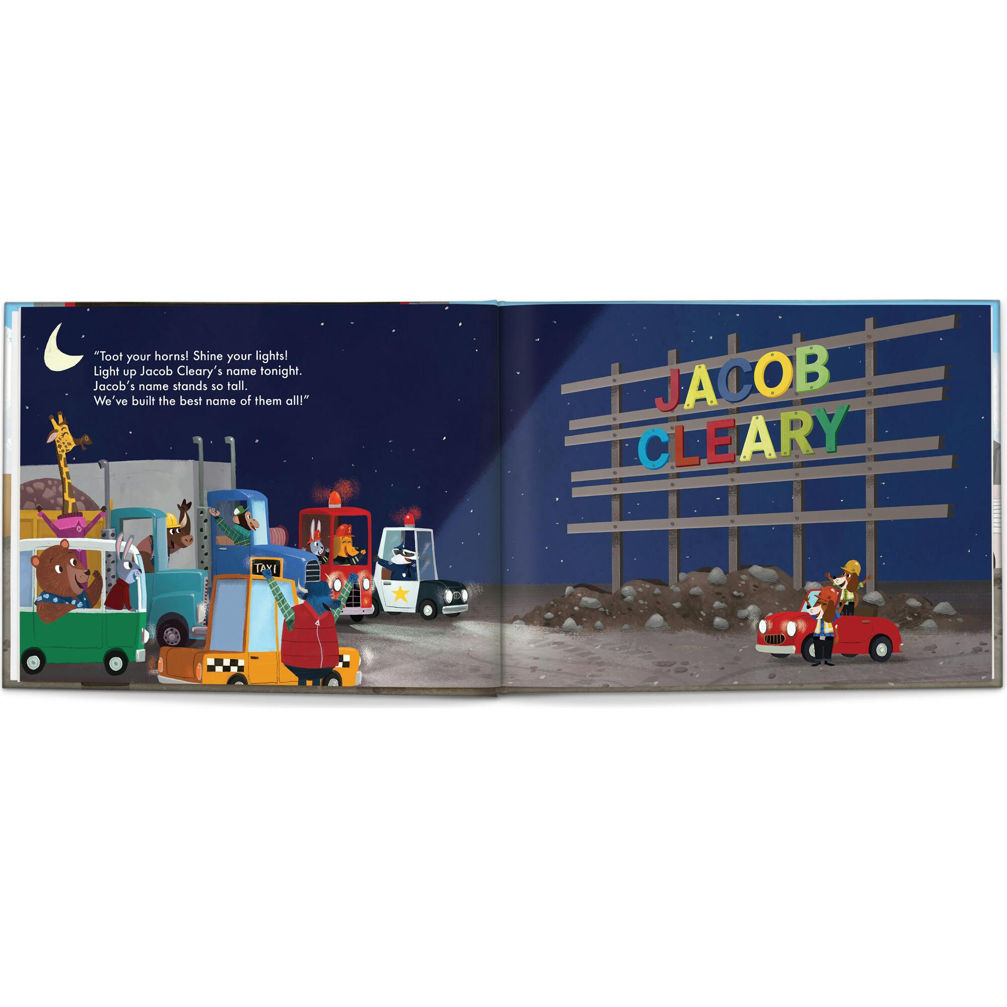 My Very Own Truck Personalized Book, 24 Piece Puzzle and Card Game Gift Set