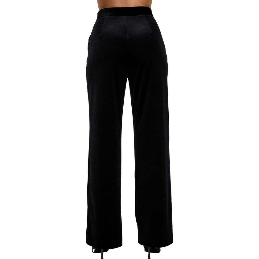 Valerie Straight Leg Velvet Trouser