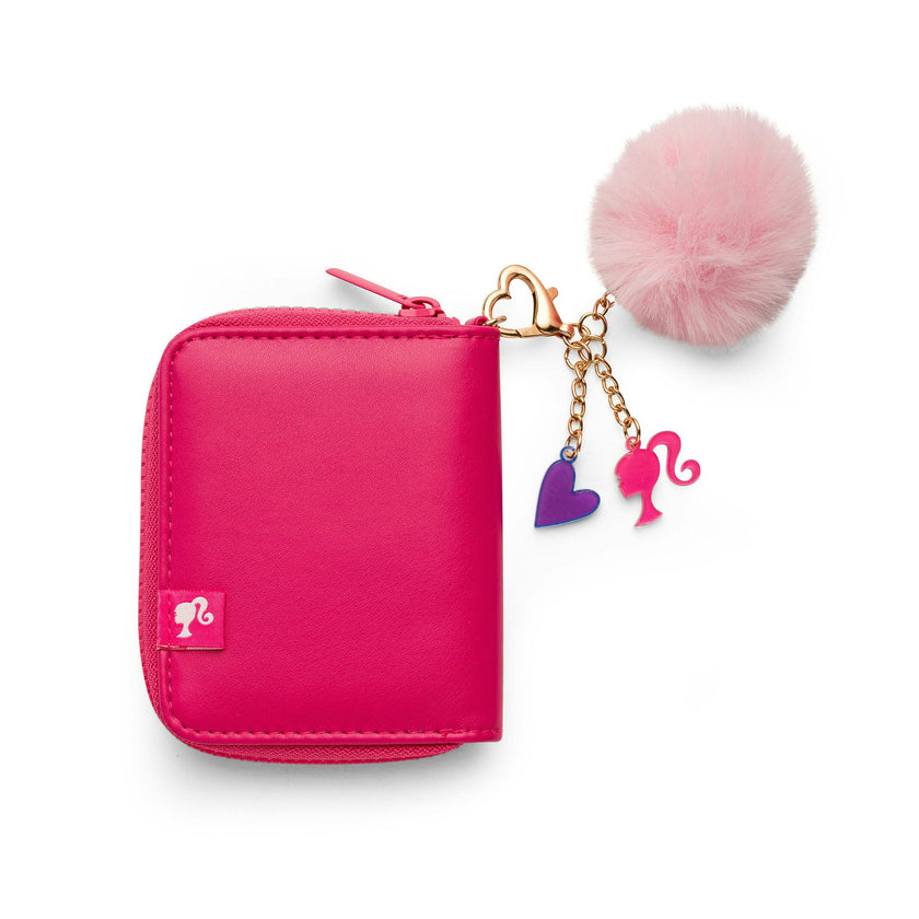 Barbie™ Script Kids Zip Wallet with Pom Charm