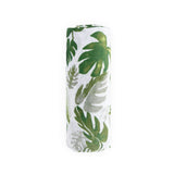 Cotton Muslin Swaddle Blanket - Tropical Leaf