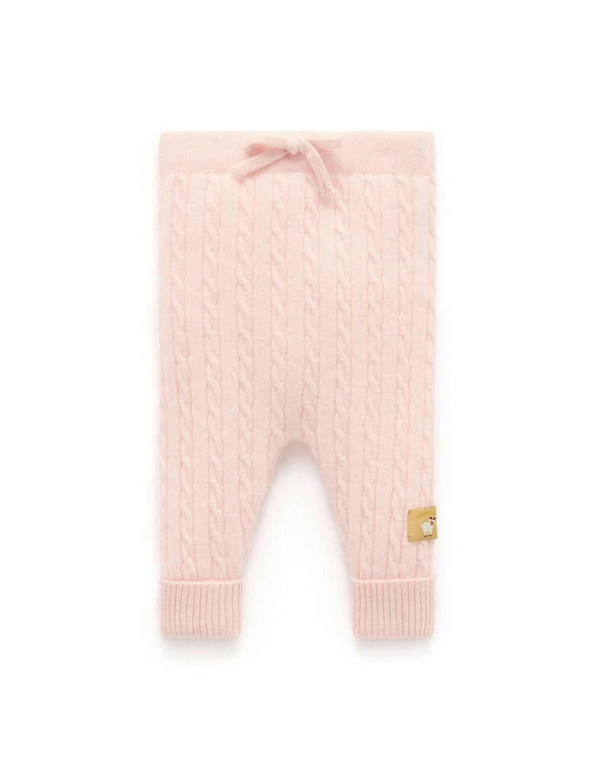 Cashmere Leggings Pale Pink Melange