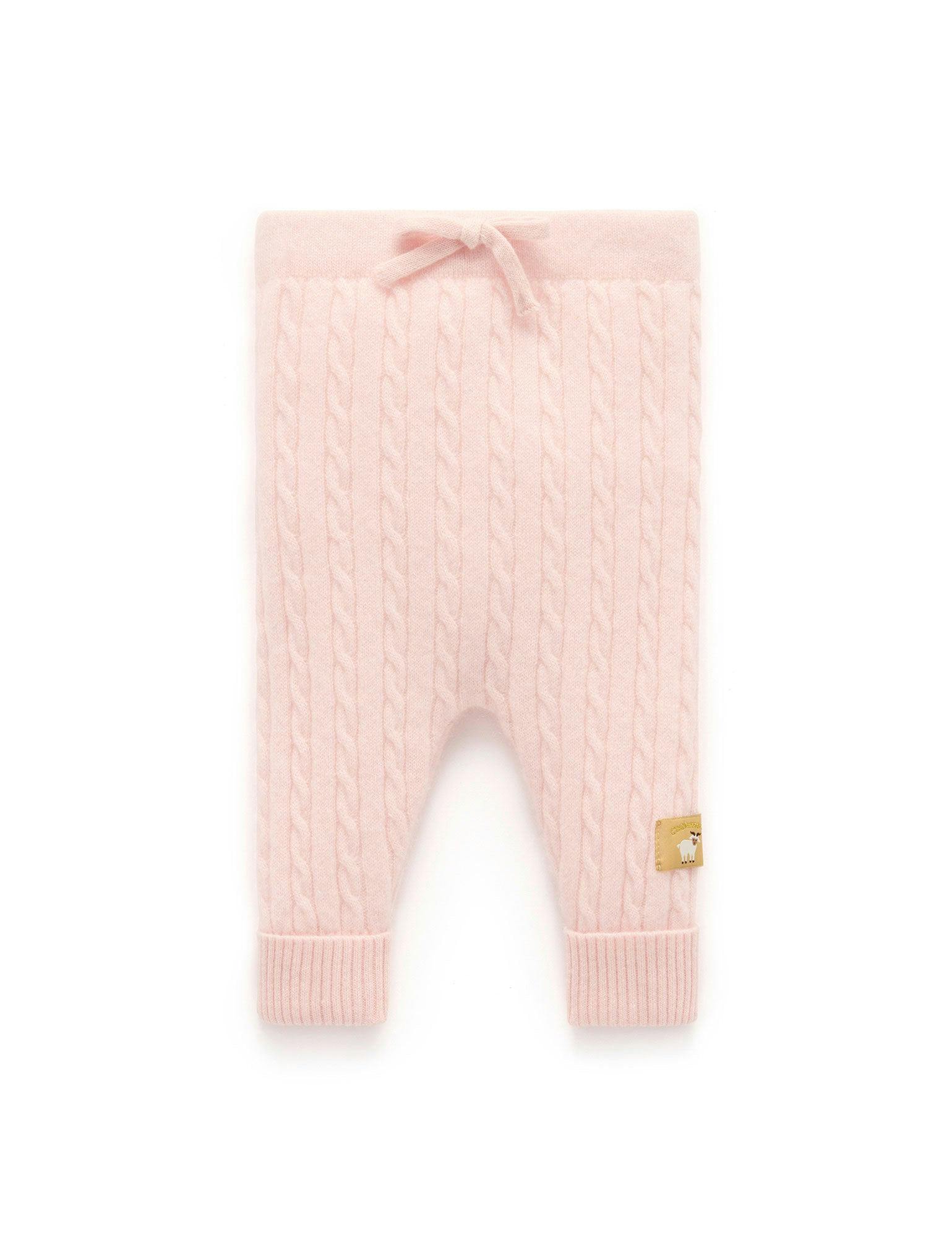 Cashmere Leggings Pale Pink Melange