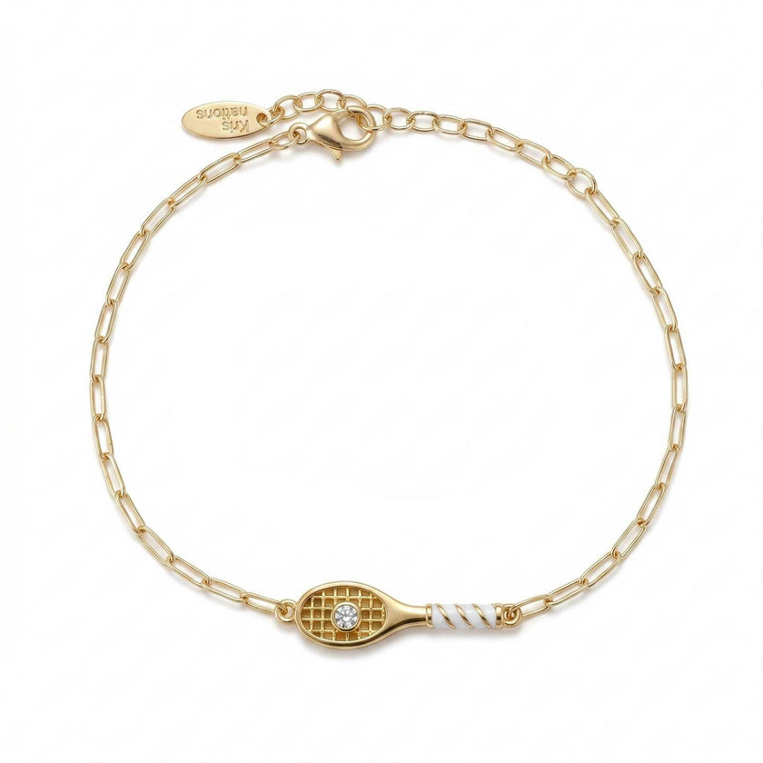 Tennis Racket Bracelet