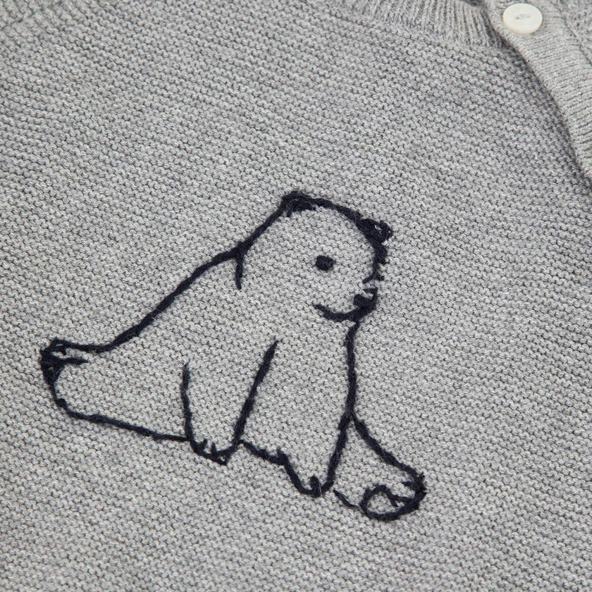 TARTINE ET CHOCOLAT Bear Buddy Baby Sweater