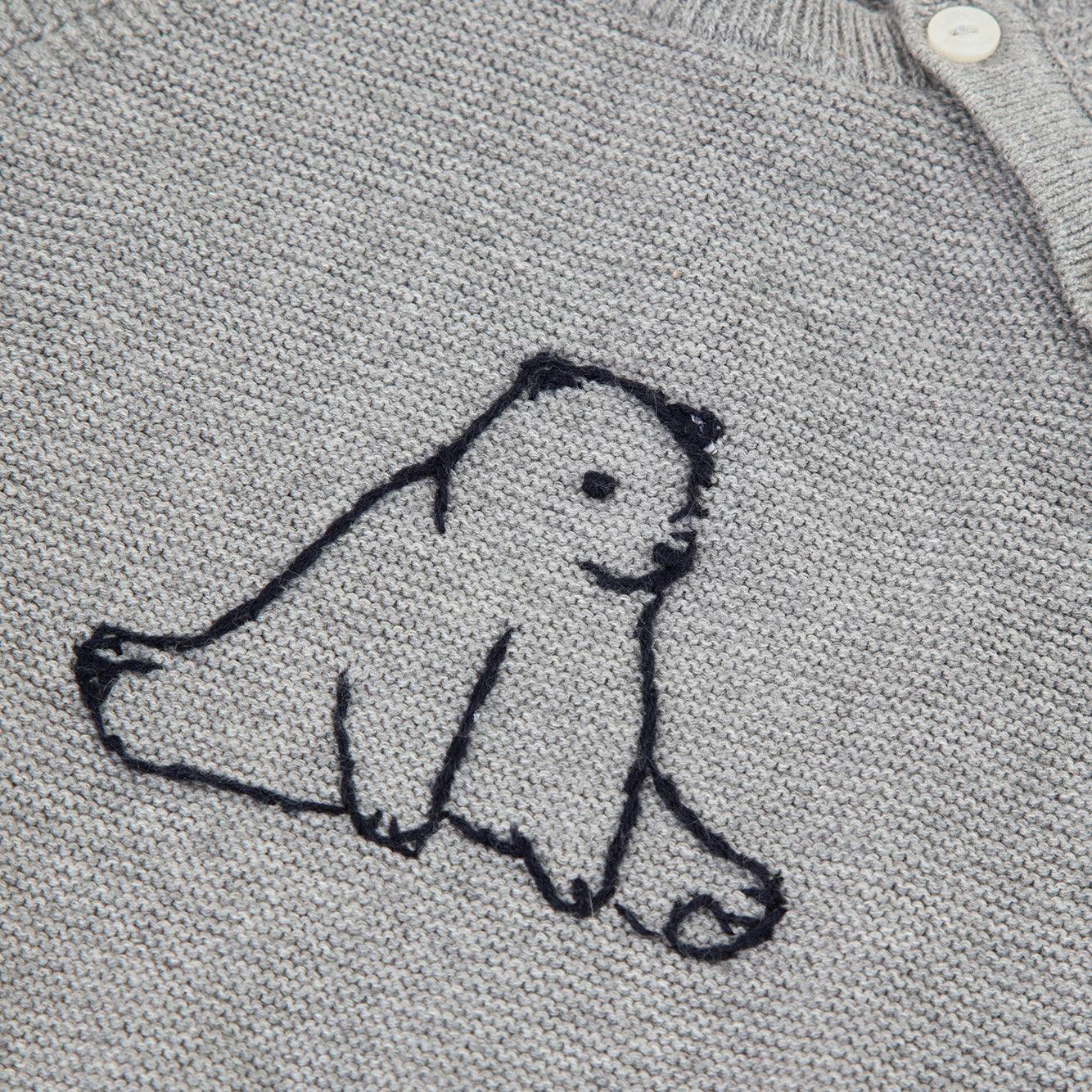 TARTINE ET CHOCOLAT Bear Buddy Baby Sweater