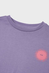 Relaxed Organic Cotton T-Shirt With SOW Sun Print