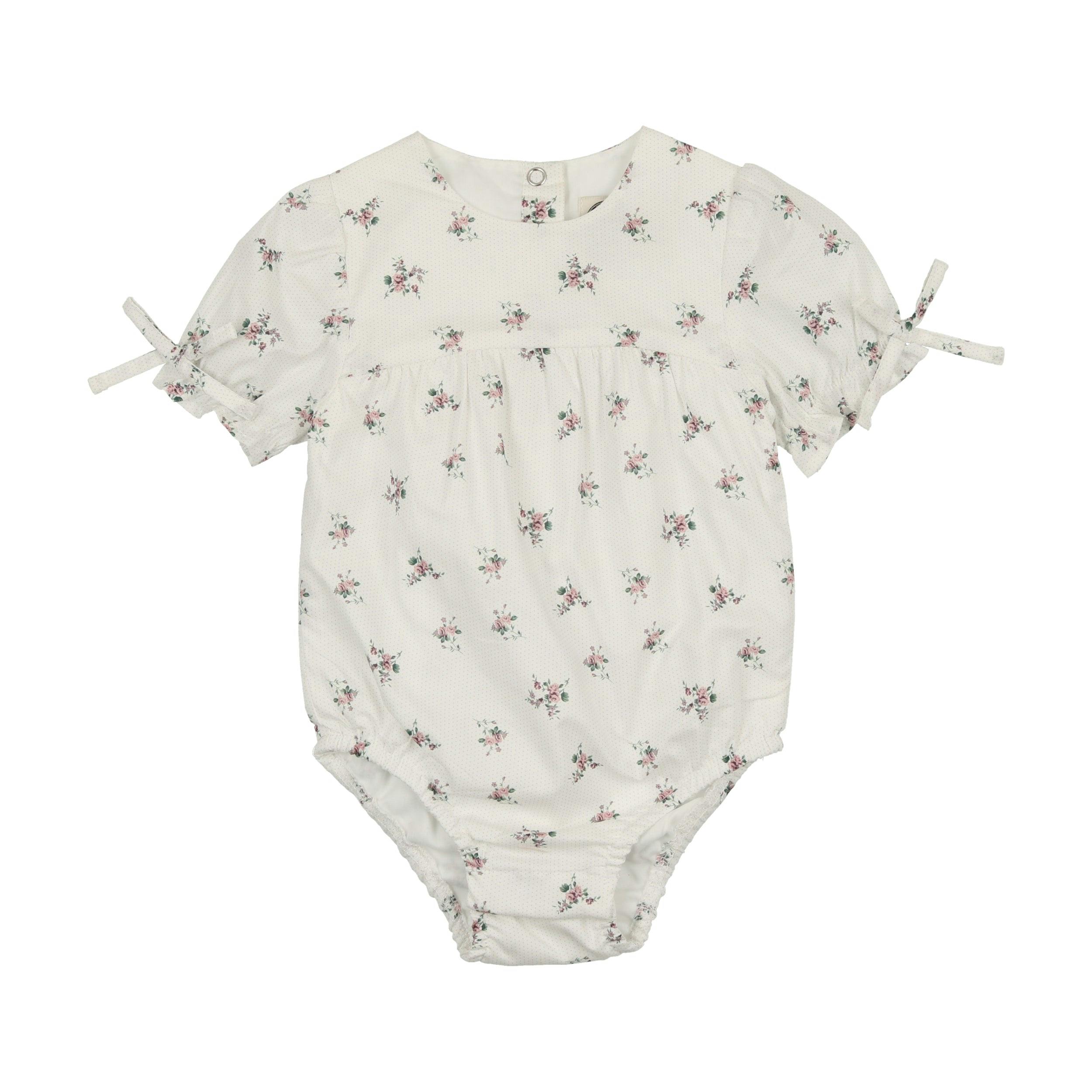 Rose Dot Baby Girl's Romper