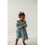 Girl's Long Sleeve Ruffle Dress