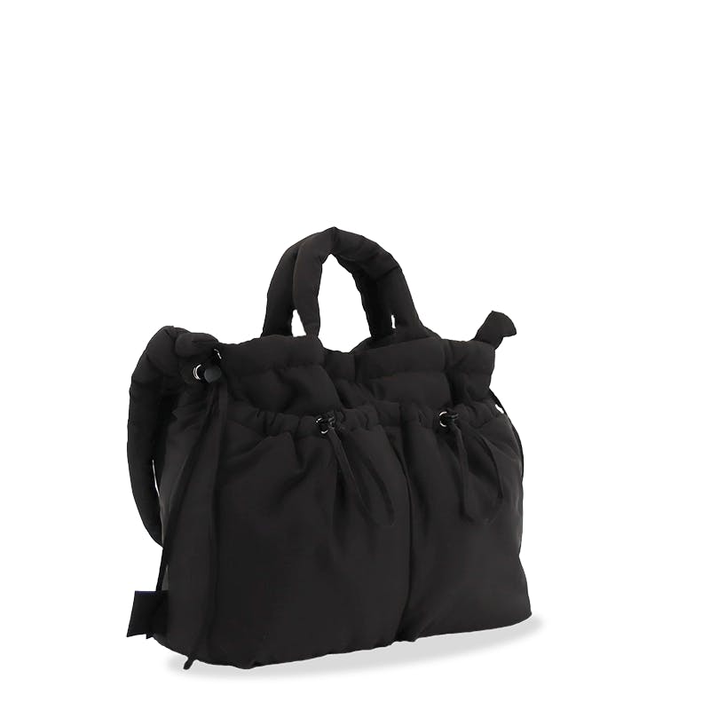 Puffy Tote in Black