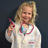 Sophia's Child's Lab Coat, Stethoscope & Syringe with Matching Set for 18" Dolls, Multi