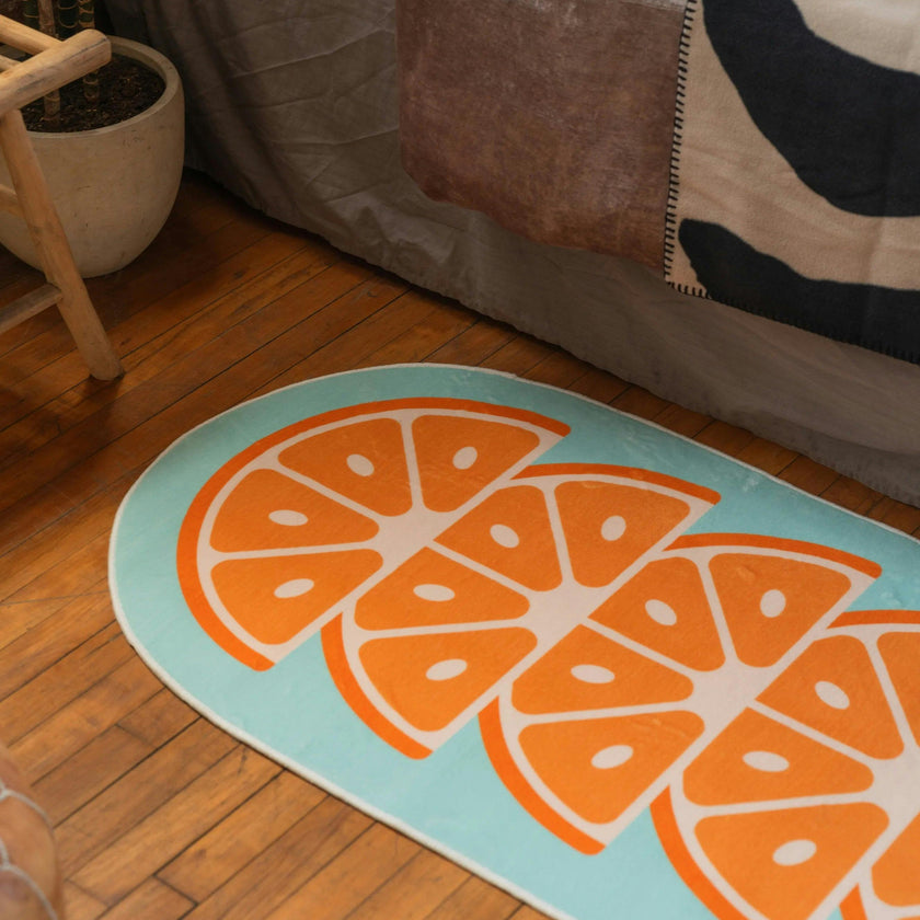 Modern Orange Rug by Johann Banta