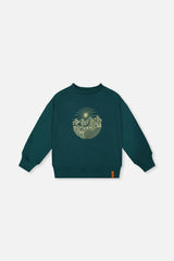 Fleece Sweatshirt Green Forest