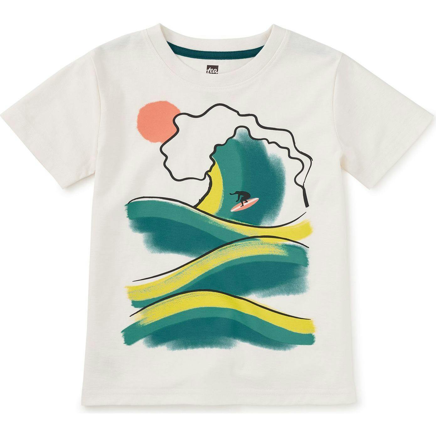 Big Wave Graphic Tee, White