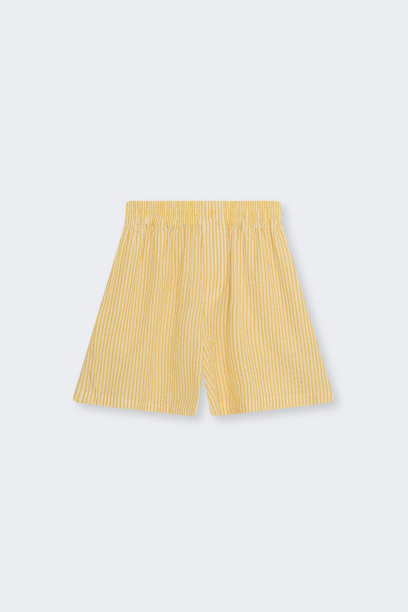 Alheli Woman Short Mimosa Yellow Stripes