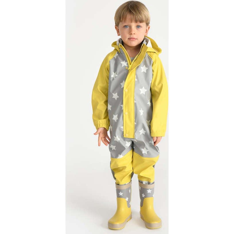 Stars Print Rain Coverall Jumpsuit