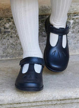 Hampton Classics Evie School Shoes in Navy