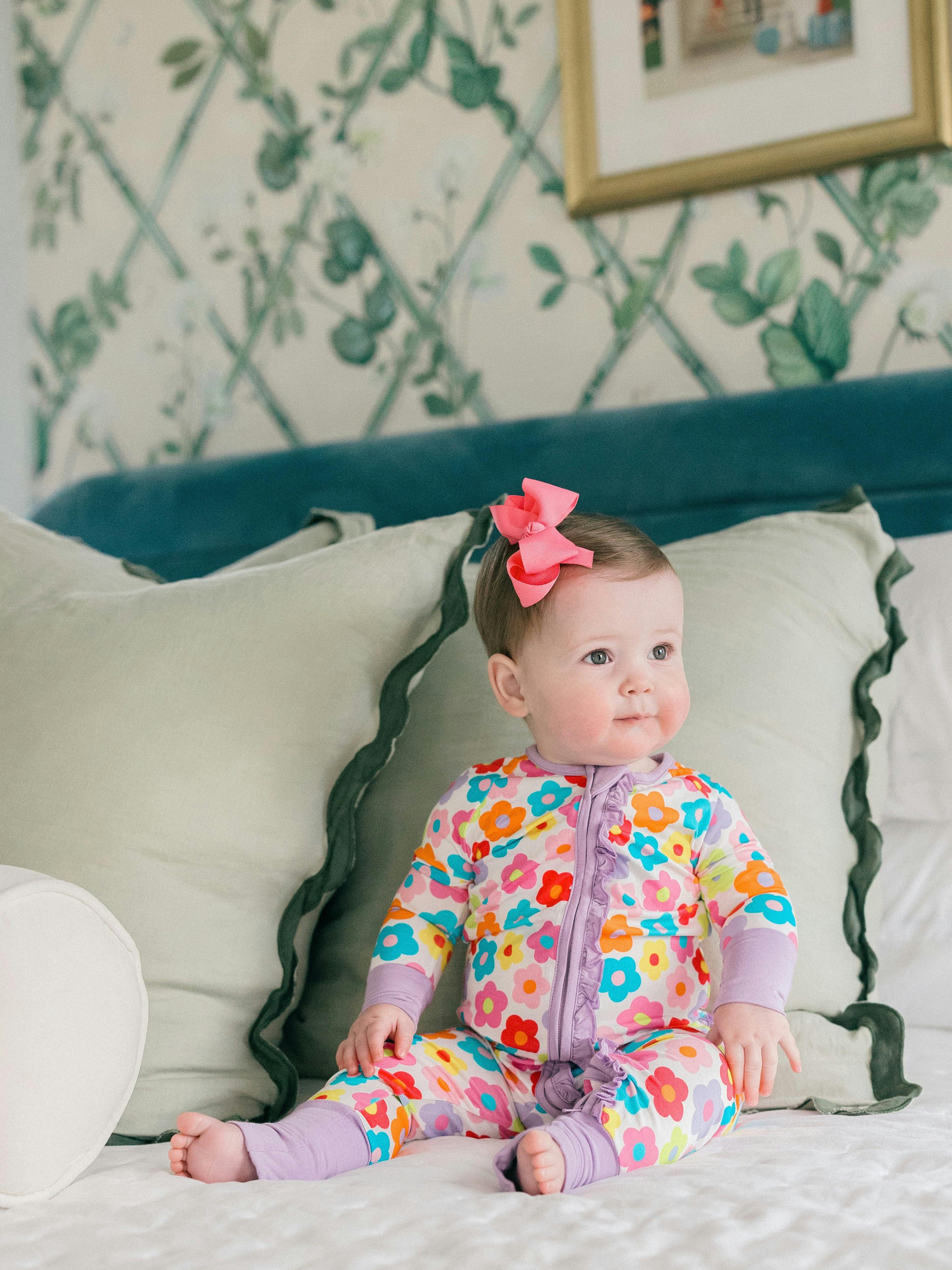 Mallory Bamboo Ruffle Romper