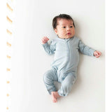 Zippered Romper, Fog