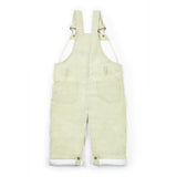 Olive Seersucker Overalls