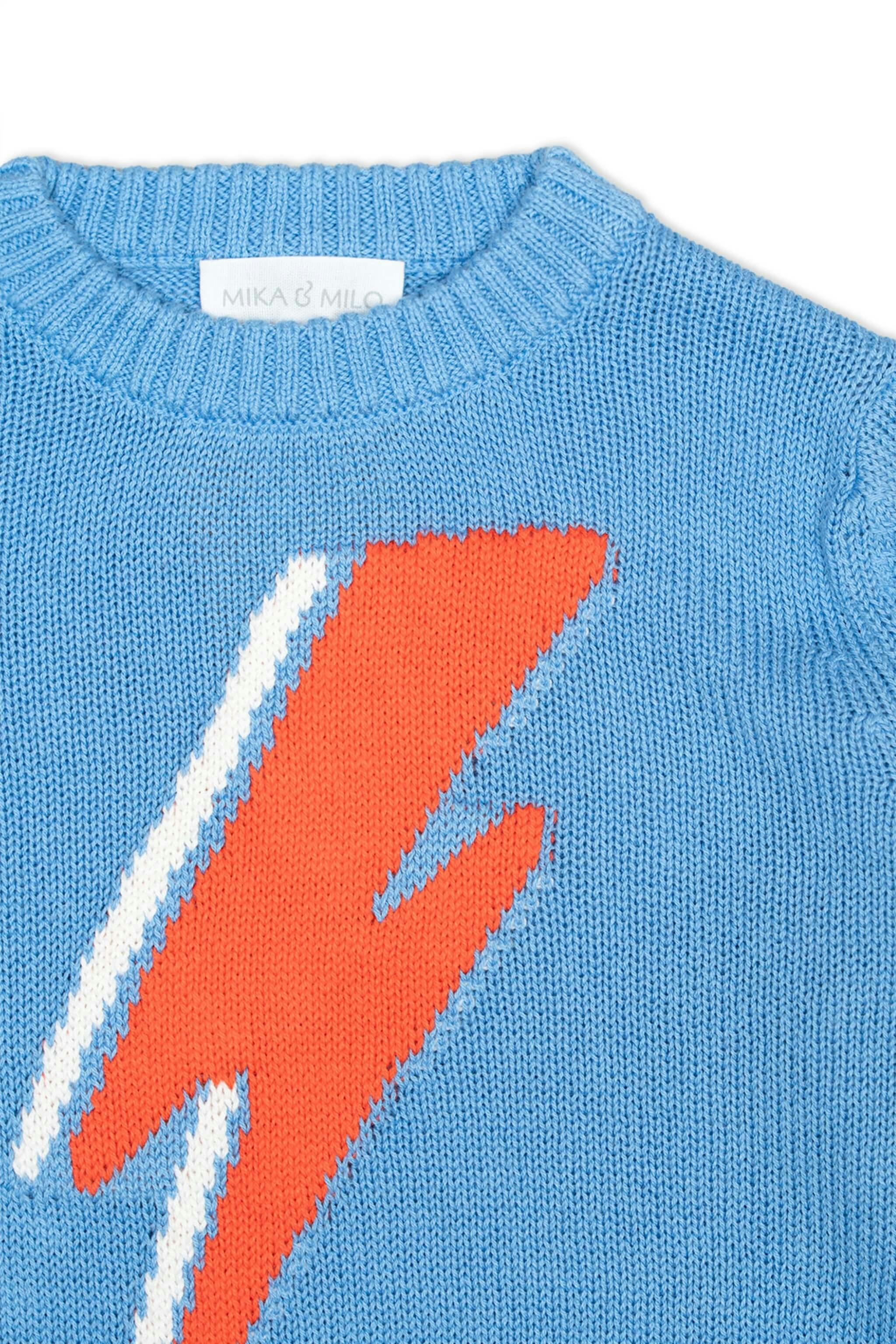 Lightning Bolt Jumper | Azure