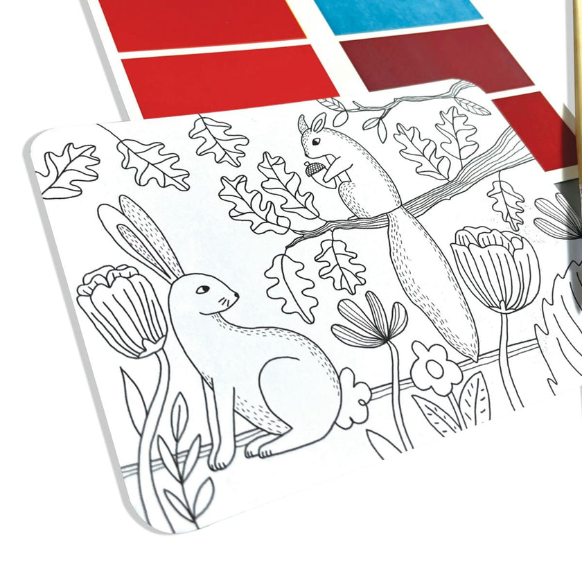 Scenic Hues DIY Watercolor Art Kit - Forest Adventure