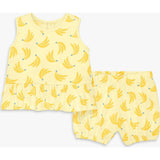 Baby tank and shorts set in bananas