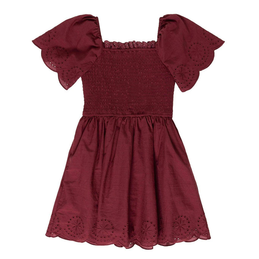 Mini Elara Dress in Zinfandel