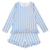 Rorie Girls' Short Set - Harvest Ribbon Floral