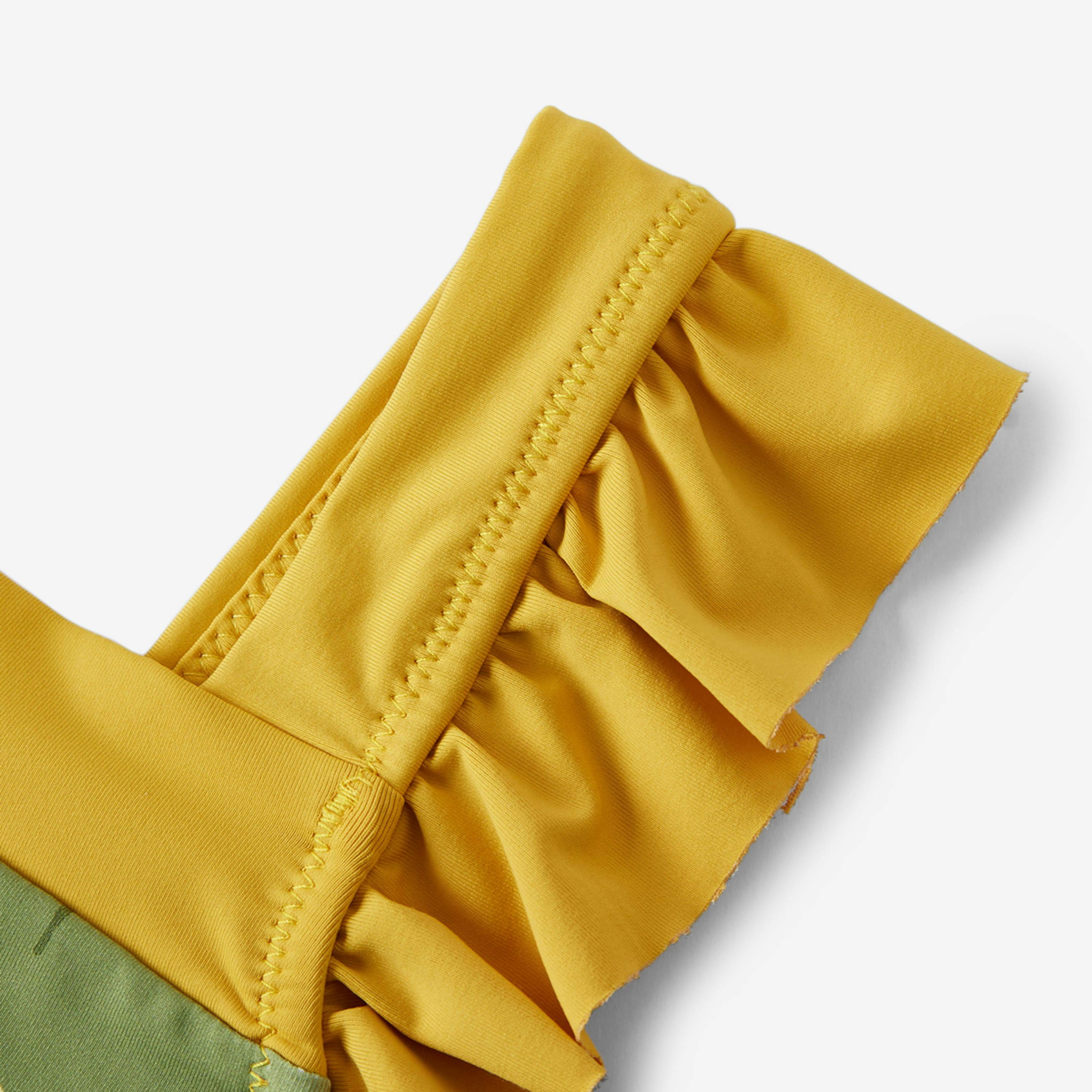 Ruffle Square Neck Swimsuit