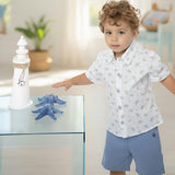 Denis Baby Shorts Gabardine, Blue