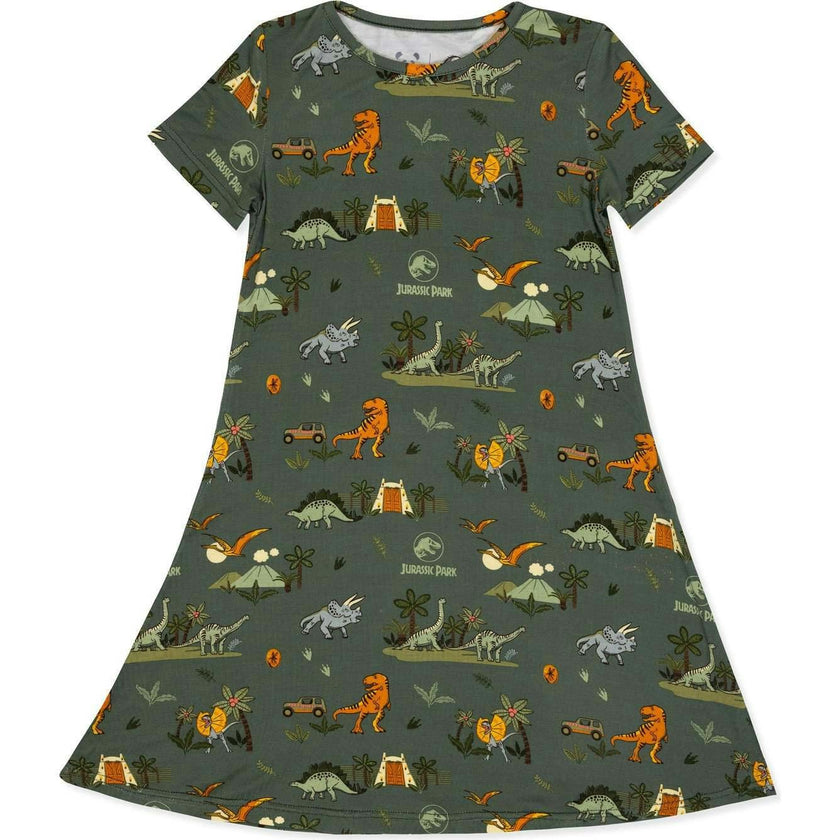 Jurassic Park: Safari Girls' Short Sleeve Dress