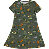 Jurassic Park: Safari Girls' Short Sleeve Dress